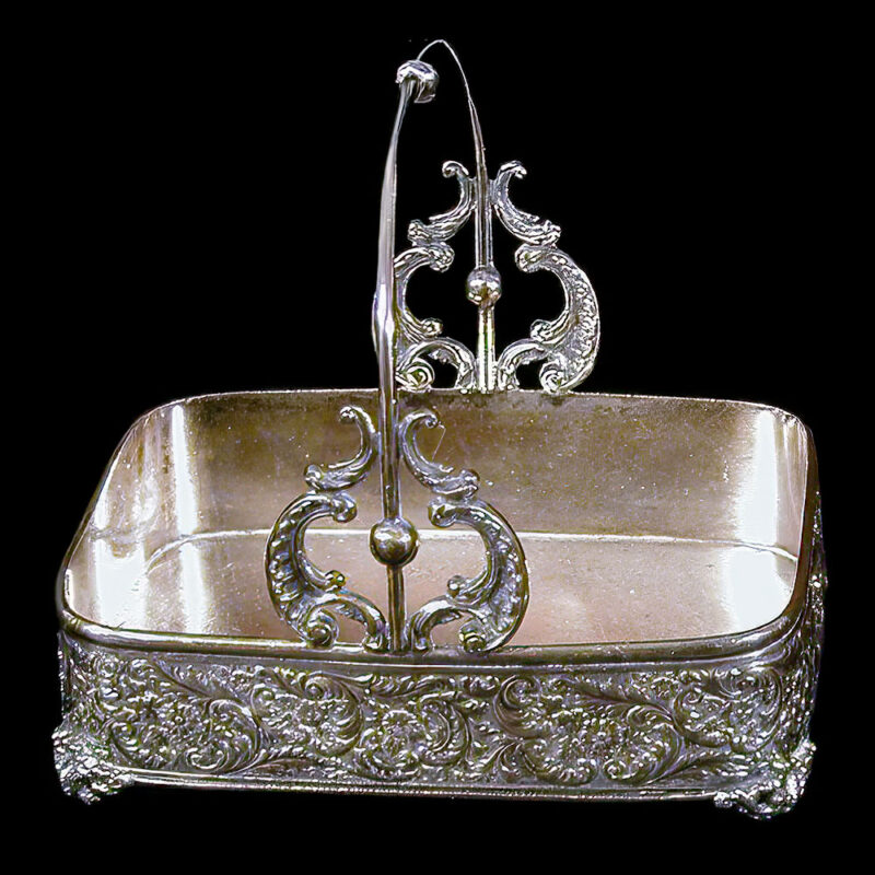 Antique Silver Basket, Meriden Silver Company