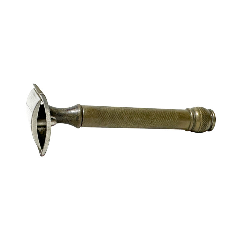 Safety Razor with brass handle