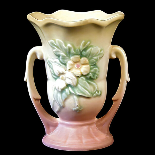 Bluebell and Trillium Hull Pottery Vase