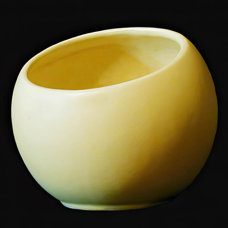 McCoy Pottery Bowl, yellow, McCoy Pottery Company