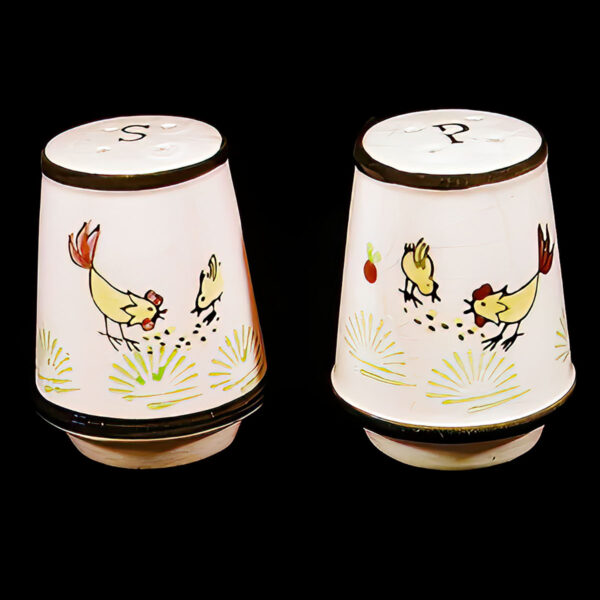 Mid-Century Modern Design Poottery Salt and Pepper Shaker