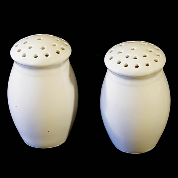 Pottery Salt and Pepper Shakers, Mid-Century Modern