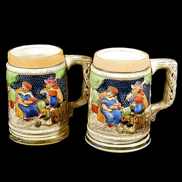 Pottery Beer Mugs