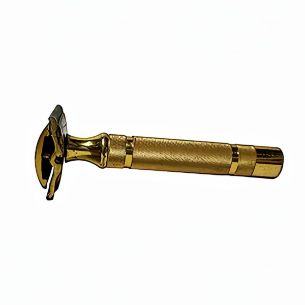 gold plated women’s razor in case, Gilette, Safety Razor