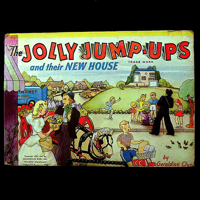 Pop-up Book, Jolly Jump-Ups and Their, New House, McLoughlin Brothers Publishing Company