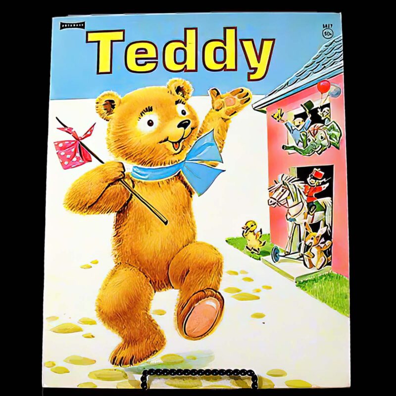 Childrens Book, Teddy, Saalfield, Artcraft Publishing Company