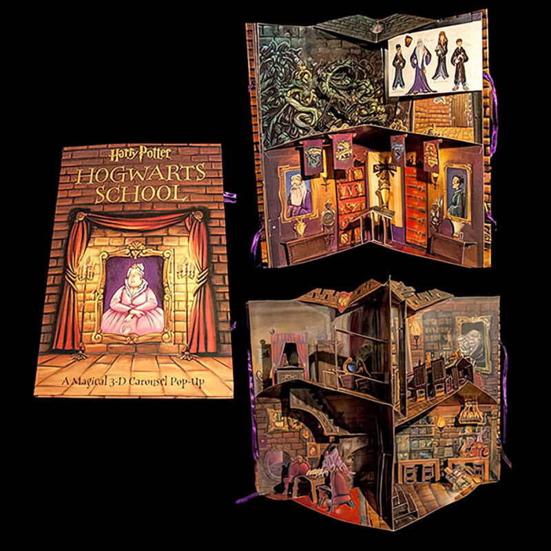 Popup Book, Harry Potter Hogwarts School, Scholastic Inc