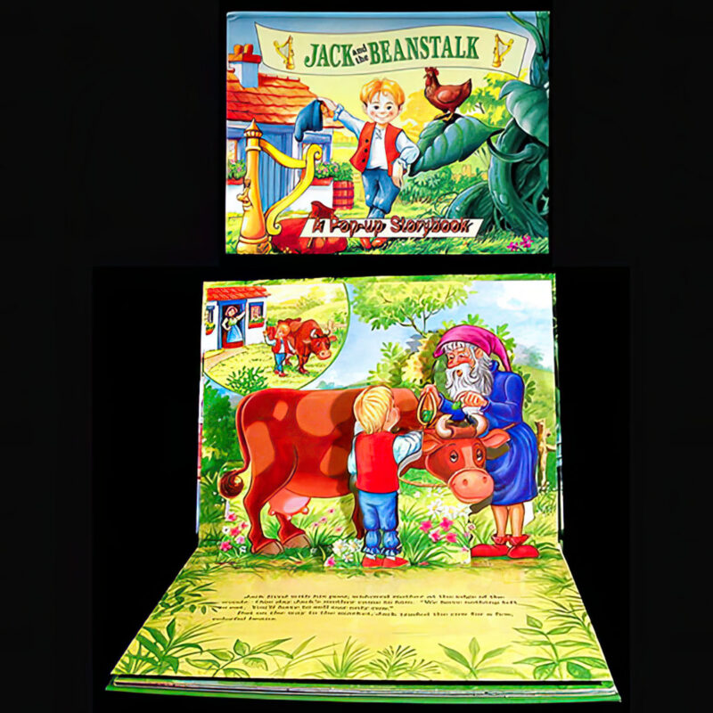 Popup book,, Jack and the Beanstalk, Landoll Apple Logo Publishing Company