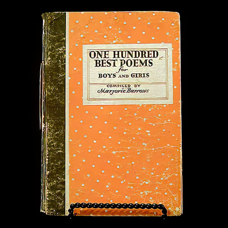 One Hundred Best Poems for Boys and Girls, Marjorie Barrows, Whitman Publishing Company