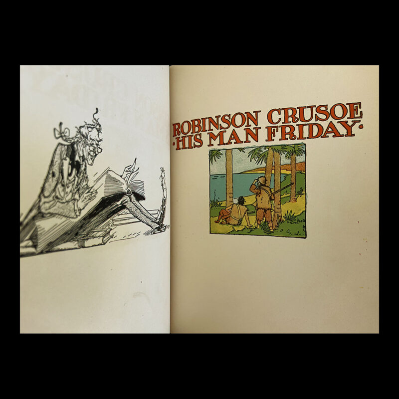 Jack and th Beanstalk and Robinson Crusoe, John R Neill, Reilly and Britton Publishing Company