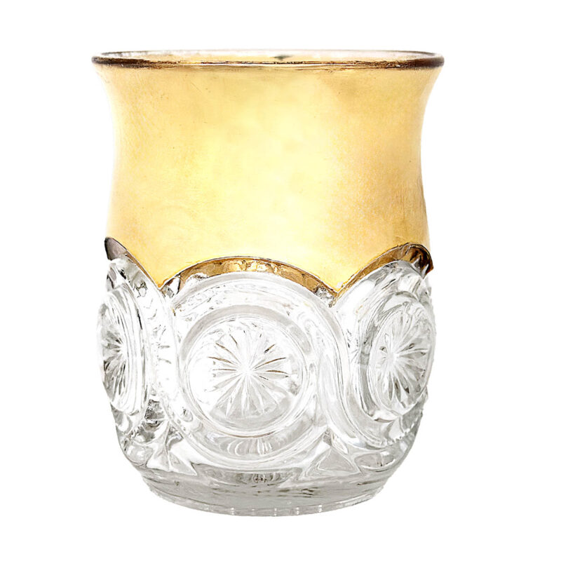 EAPG Running Bulls Eye Tumbler, United States Glass Company