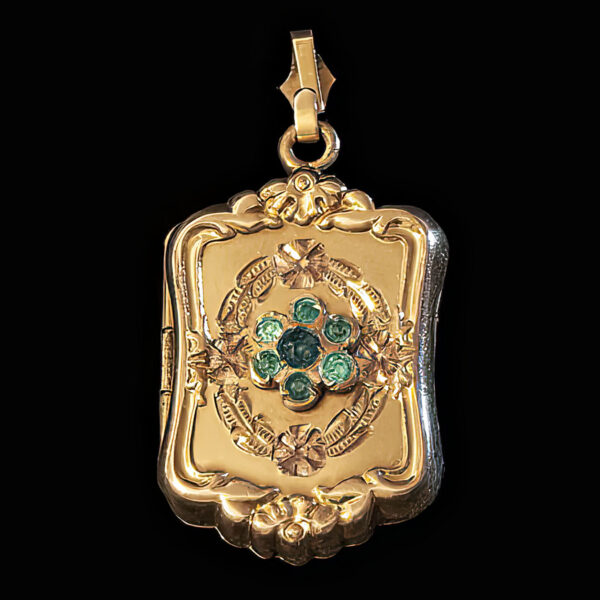 Antique Gold Locket Pendant