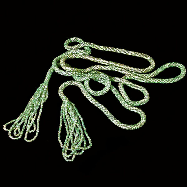 Antique Beaded Flapper Rope Necklace