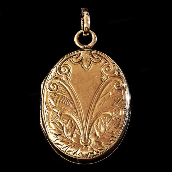 Antique Gold Locket Pendant