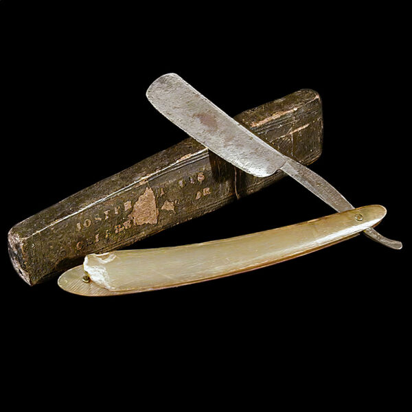Razor: Straight Edge Razor with Box, Joseph Elliot Celebration Razor