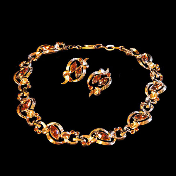 Kramer Antique Necklace and Earring Set