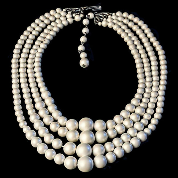 Faux Pearl Antique Necklace