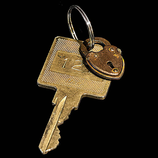 Steampunk Key and Padlock Pendant