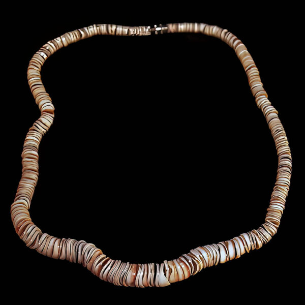 Cut Shell Beaded Handcrafted Necklace from Hawaii