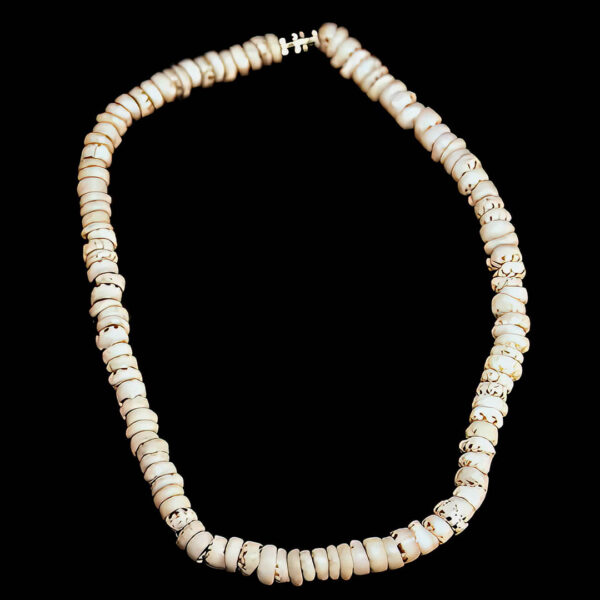 Cut Shell Beaded Handcrafted Necklace from Hawaii