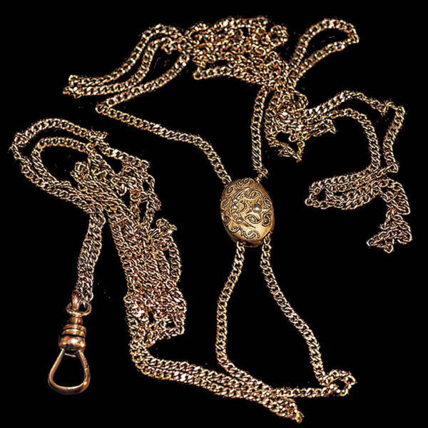 Gold Antique Watch Slide