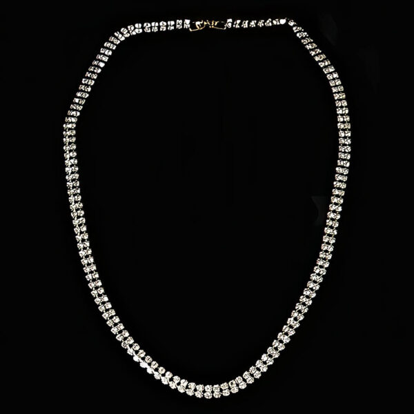Faux Diamond Rhinestone Necklace