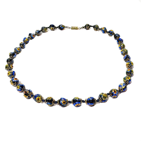 Murano Millefiori Glass Bead Necklace