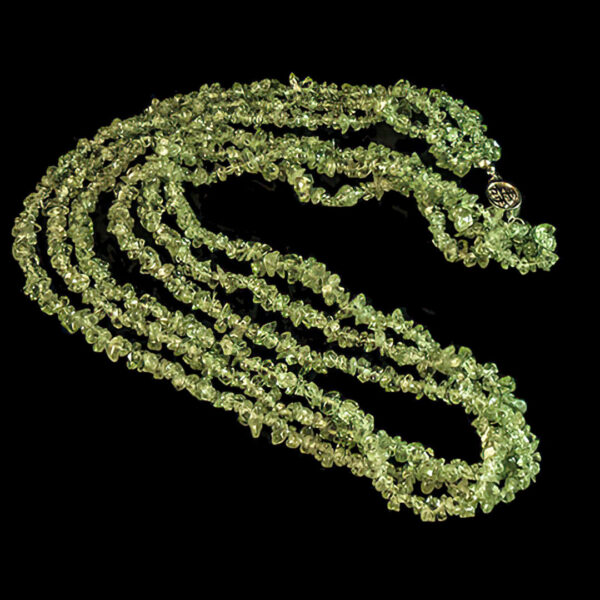 Peridot 3 Strand Necklace