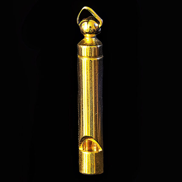 Gold Pendant Whistle