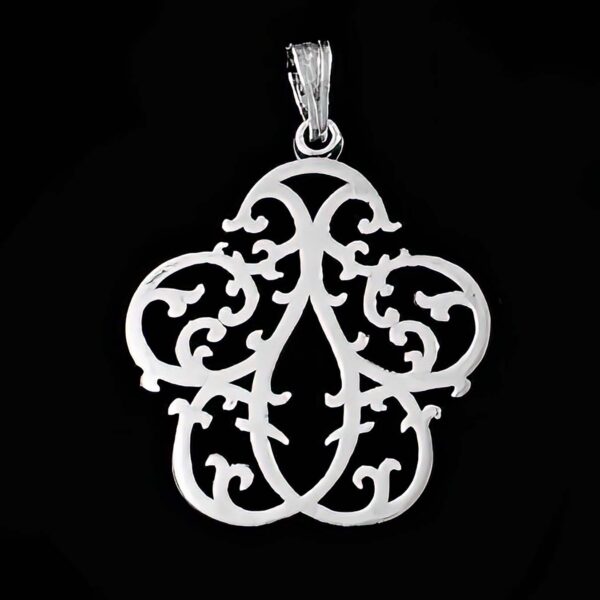 Vintage Sterling Silver Filigree Pendant