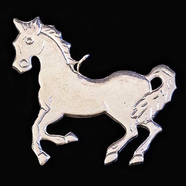 Vintage Silver Horse Pendant
