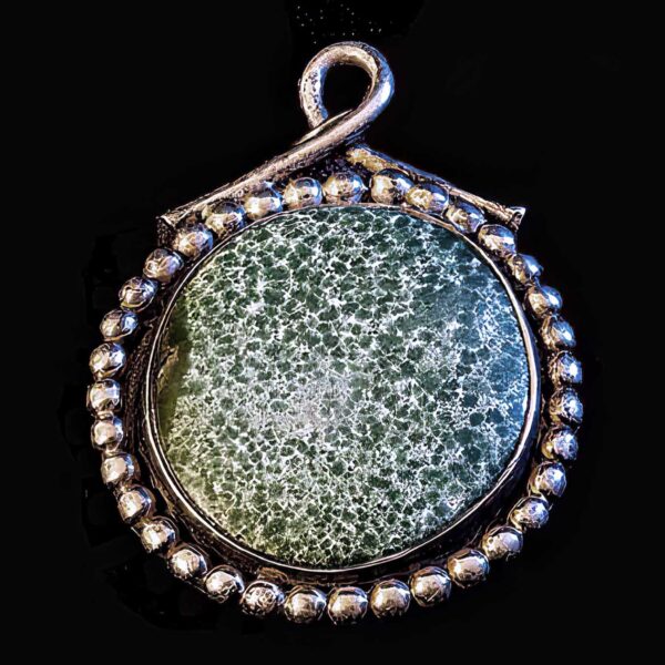 Vintage Silver and Turquoise Stone Pendant